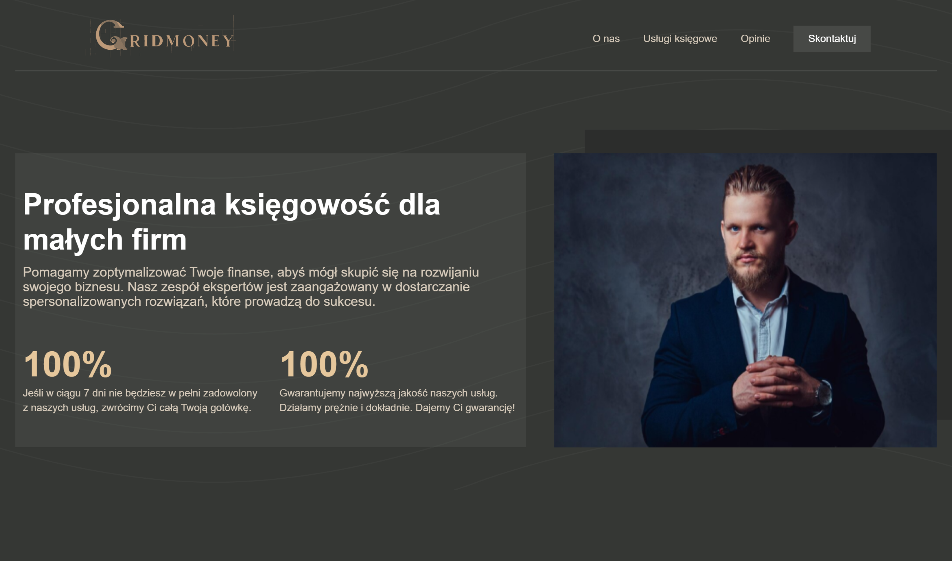 Zdjęcie które pokazuje wykonaną realizację strony online. Jest to Zdjęcie strony "Interpol.webflow.io"